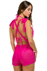 Two-Piece Bikini swimsuit with Jumpsuit Cover Up king-general-store-5710.myshopify.com