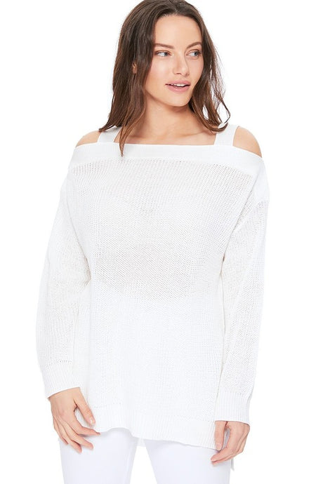 Off Shoulder Loose Over Sized Fit Sweater Knit Top king-general-store-5710.myshopify.com