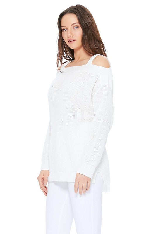 Off Shoulder Loose Over Sized Fit Sweater Knit Top king-general-store-5710.myshopify.com