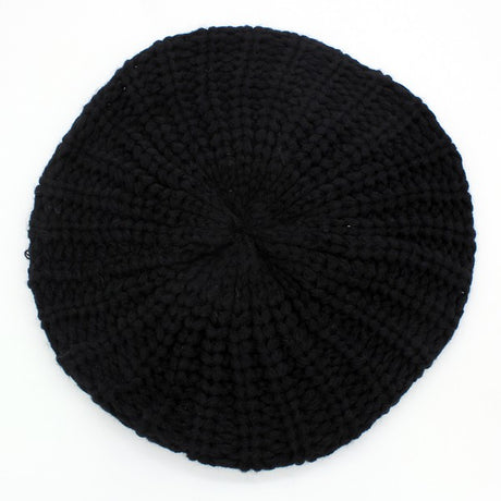 KNITTED CABLE KNIT FASHION BERET king-general-store-5710.myshopify.com