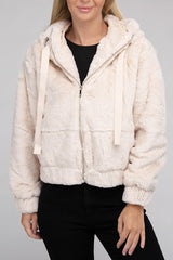 Fluffy Zip-Up Teddy Hoodie king-general-store-5710.myshopify.com