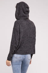 Hooded Brushed Melange Hacci Sweater king-general-store-5710.myshopify.com