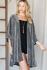 Metallic Animal Print Kimono king-general-store-5710.myshopify.com