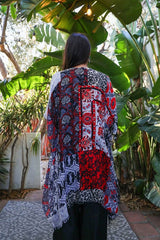 Boho Floral Patchwork Kimono king-general-store-5710.myshopify.com