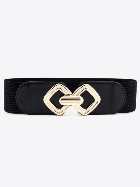 Geometric Buckle Elastic Wide Belt king-general-store-5710.myshopify.com