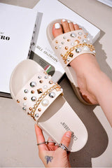 NUDELI-SLIDE SANDALS king-general-store-5710.myshopify.com