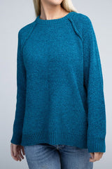 Raglan Chenille Sweater king-general-store-5710.myshopify.com