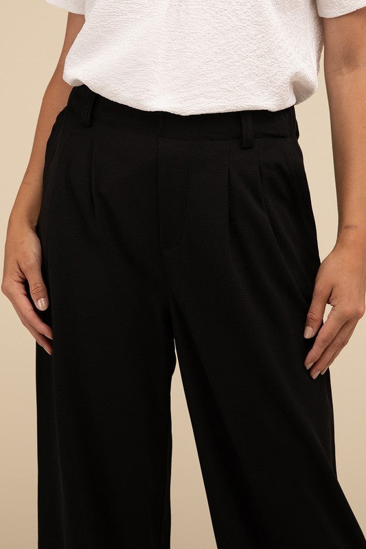 Casual Waffle Trouser Pants