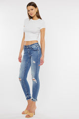 Mid Rise Ankle Skinny Jeans king-general-store-5710.myshopify.com