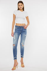 Mid Rise Ankle Skinny Jeans king-general-store-5710.myshopify.com