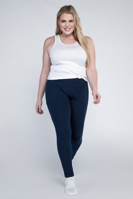 Plus Everyday Leggings with Pockets king-general-store-5710.myshopify.com