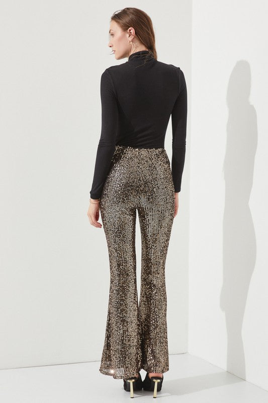 High Waist Flare Leg Sequin Pants king-general-store-5710.myshopify.com