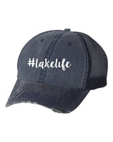 Lakelife Embroidered Trucker Hat king-general-store-5710.myshopify.com