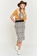 PLUS ANIMAL PRINT SWEATER SKIRT king-general-store-5710.myshopify.com