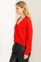 Cute Mood Crop Shoulder Cropped Cardigan Sweater king-general-store-5710.myshopify.com