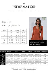 Women's V-Neck Long Sleeve Maxi Dress king-general-store-5710.myshopify.com