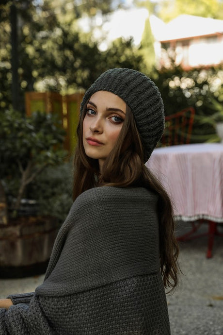 Boucle Rib Knit Beret king-general-store-5710.myshopify.com