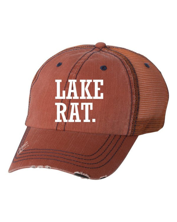 Lake Rat Embroidered Trucker Hat king-general-store-5710.myshopify.com