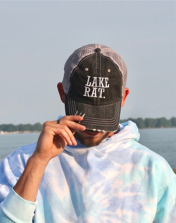 Lake Rat Embroidered Trucker Hat king-general-store-5710.myshopify.com