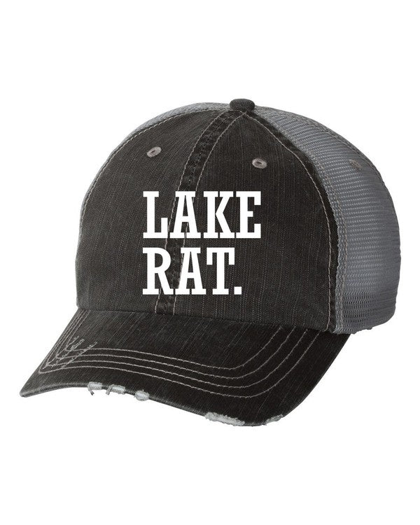 Lake Rat Embroidered Trucker Hat king-general-store-5710.myshopify.com