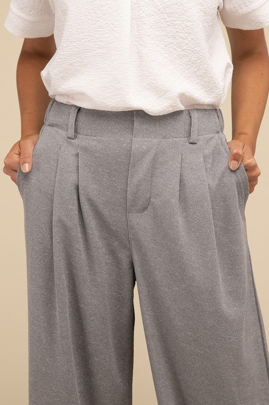 Casual Waffle Trouser Pants