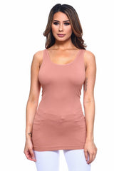 Body-con Longline Hem Seamless Tank Top