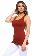 Body-con Longline Hem Seamless Tank Top