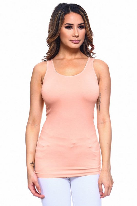 Body-con Longline Hem Seamless Tank Top