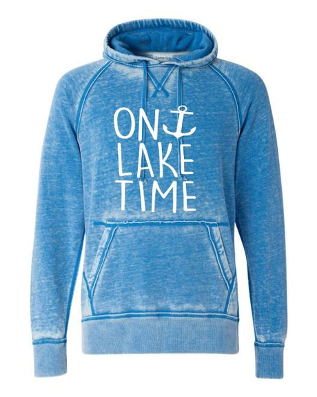 On Lake Time Plus Size Vintage Hoodie king-general-store-5710.myshopify.com