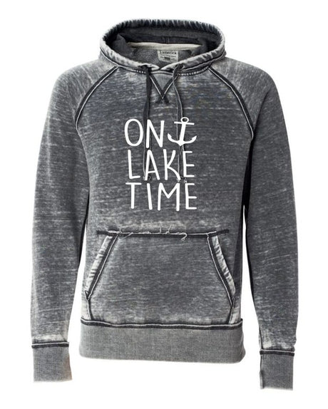 On Lake Time Plus Size Vintage Hoodie king-general-store-5710.myshopify.com