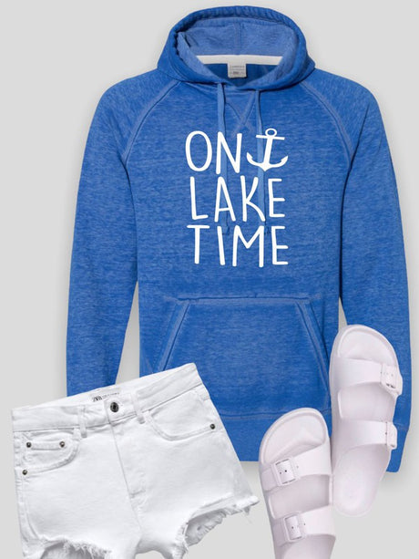 On Lake Time Vintage Washed Hoodie king-general-store-5710.myshopify.com