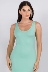 Body-con Longline Hem Seamless Tank Top