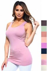 Body-con Longline Hem Seamless Tank Top