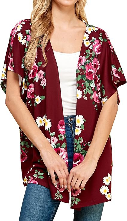 Women Floral Kimono king-general-store-5710.myshopify.com