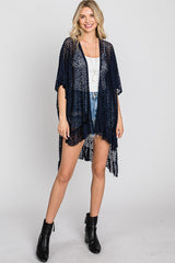 Lace Oversize Ruffle Kimono