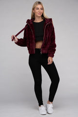 Fluffy Zip-Up Teddy Hoodie king-general-store-5710.myshopify.com