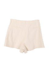 Ivory High Waisted Slant Pocket Line Shorts king-general-store-5710.myshopify.com