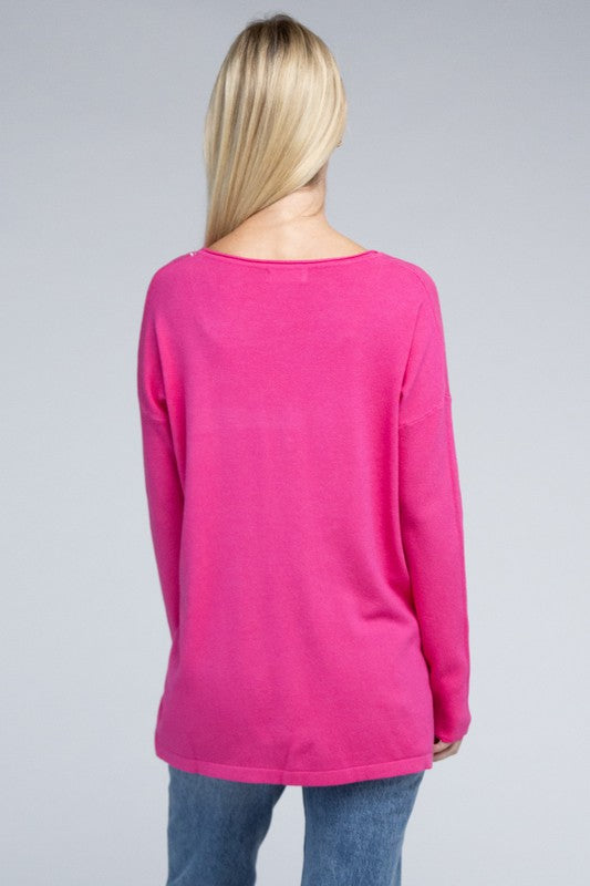 Viscose Front Pockets Sweater king-general-store-5710.myshopify.com