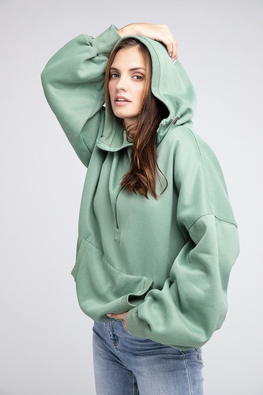 Stitch Detailed Elastic Hem Hoodie king-general-store-5710.myshopify.com