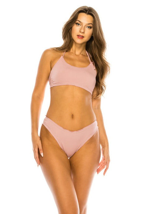 Brazilian Cut Thin Adjustable Strap Bikini