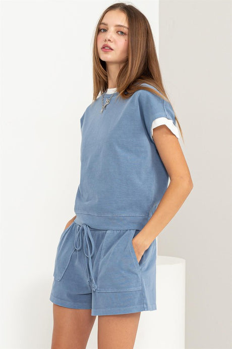 Casual Matching Top & Shorts Set king-general-store-5710.myshopify.com