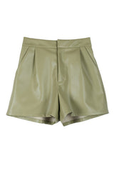 Vegan Leather Fashion Shorts king-general-store-5710.myshopify.com