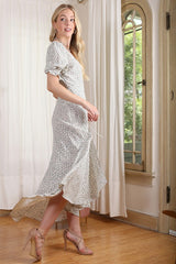 Short Sleeve V-Neck Midi Dress king-general-store-5710.myshopify.com