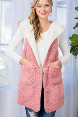 Oversized Sherpa Long Vest