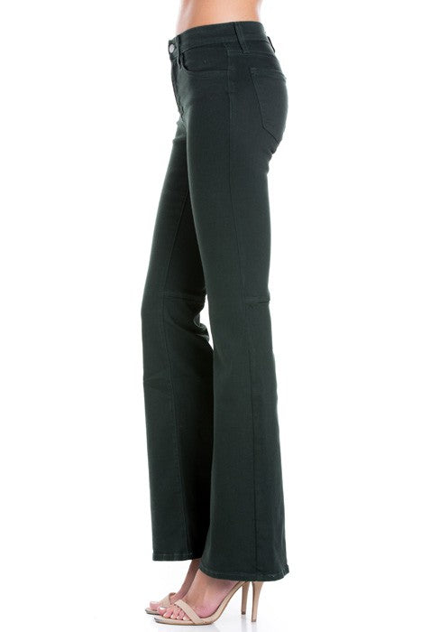 High Waist Flare Denim Pants king-general-store-5710.myshopify.com