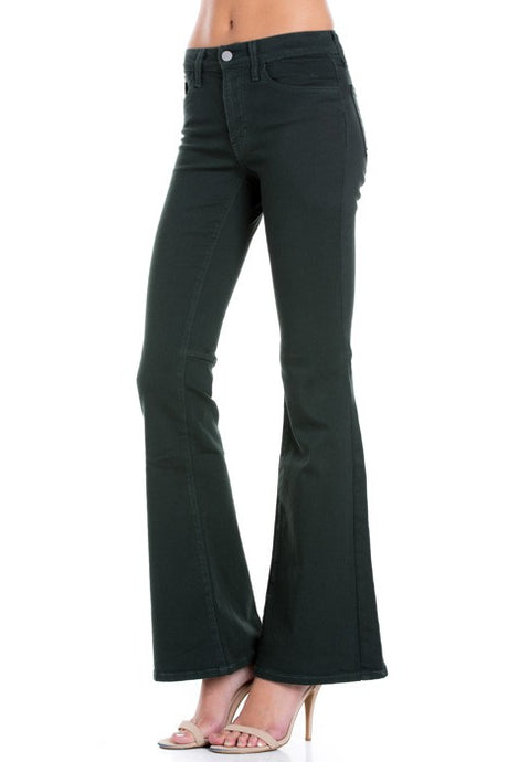 High Waisted Flare Denim Pants king-general-store-5710.myshopify.com