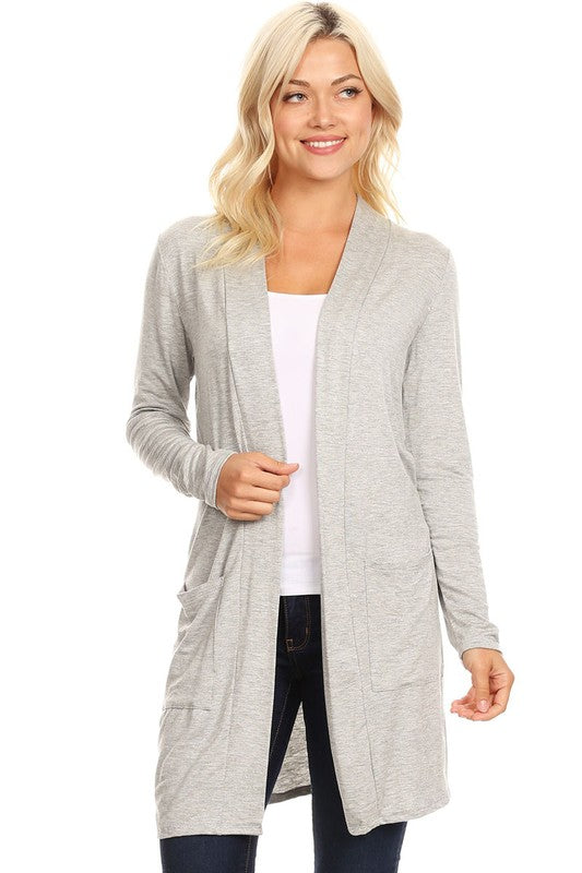 Knee Length Duster Cardigan king-general-store-5710.myshopify.com