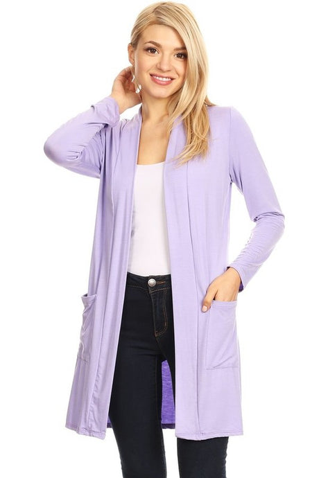 Knee Length Duster Cardigan king-general-store-5710.myshopify.com