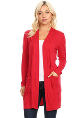 Knee Length Duster Cardigan king-general-store-5710.myshopify.com