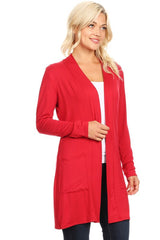 Knee Length Duster Cardigan king-general-store-5710.myshopify.com